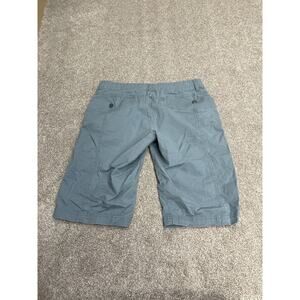 Gorpcore Outdoor athleisure summer Hiking prAna Blue Gray Cargo Shorts 8 Ripstop